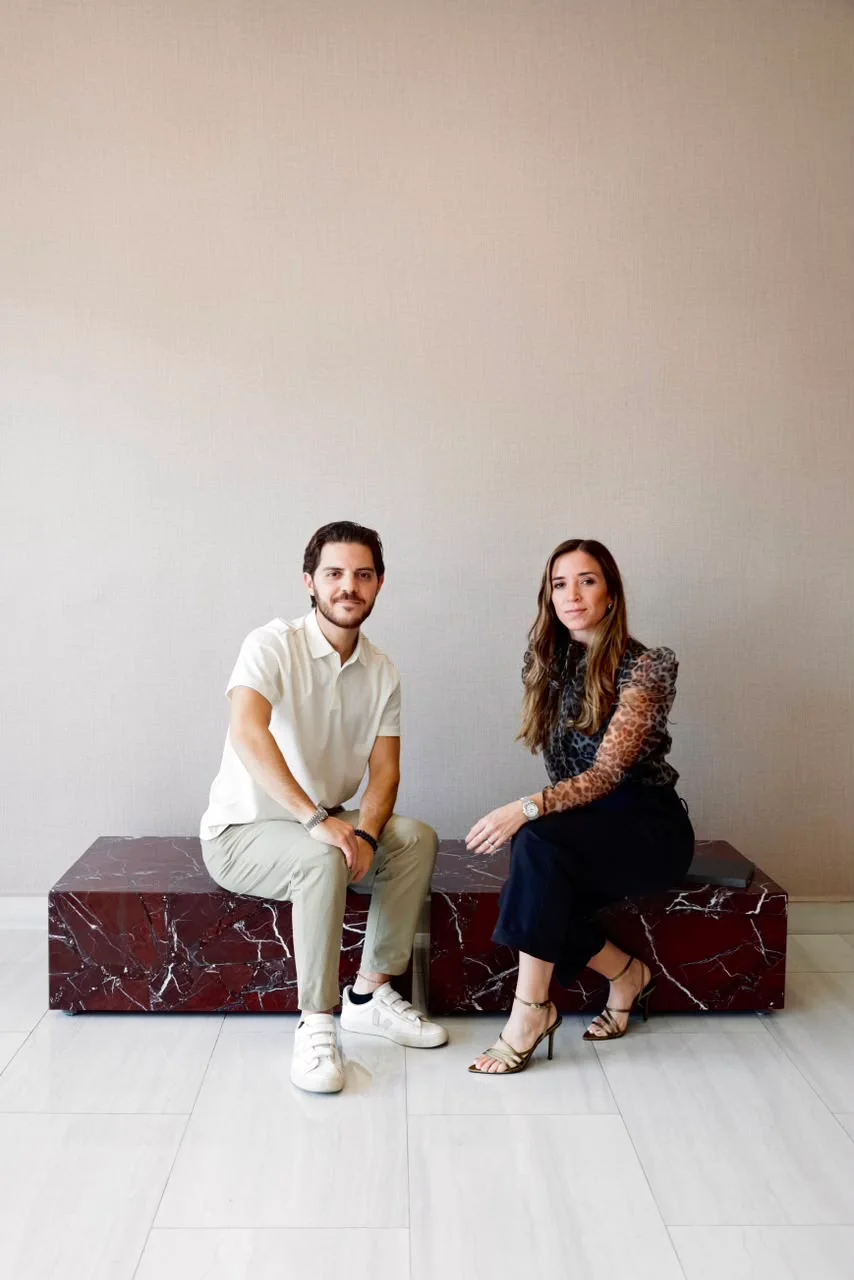Roberta y Andrés, fundadores de UNIQ Stone Design